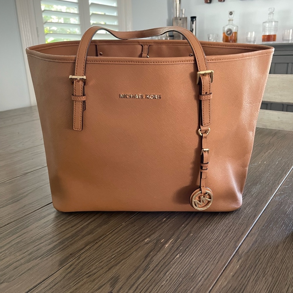 Michael Kors Brown Leather Tote